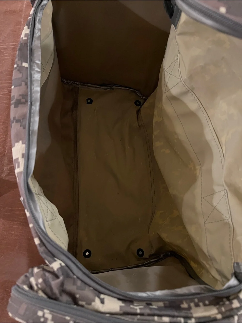 NRA Camo Duffle Travel Bag - 20” x 12” x 9”